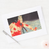 ヴィンテージ日本ののステッカー 長方形シール (封筒)