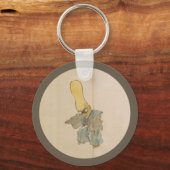 ヴィンテージ日本のの大物の妖怪剣士 キーホルダー (正面)