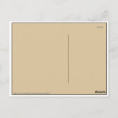 ヴィンテージ日本のの木に生える鳥 ポストカード (裏面)