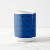 ヴィンテージ日本のの木版画プリントマグカップ コーヒーマグカップ (中央)