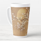 ヴィンテージ日本のの梅 カフェラテマグ (左アングル)