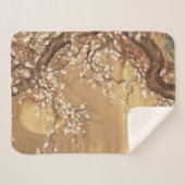 ヴィンテージ日本のの梅 シェルパブランケット (正面(横))