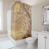 ヴィンテージ日本のの梅 シャワーカーテン (インサイチュ)