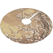 ヴィンテージ日本のの梅 ブラッシュドポリエステルツリースカート (アングル)