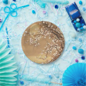 ヴィンテージ日本のの梅 ペーパープレート (パーティー)