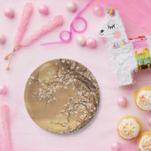 ヴィンテージ日本のの梅 ペーパープレート (パーティー)