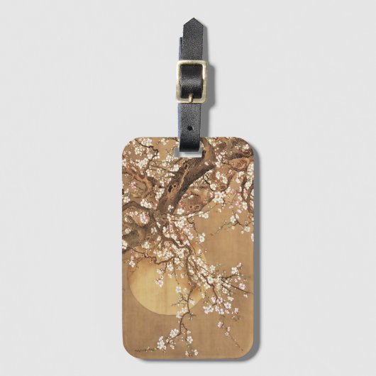 ヴィンテージ日本のの梅 ラゲッジタグ (正面縦)