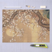 ヴィンテージ日本のの梅 薄葉紙 (クラフト)