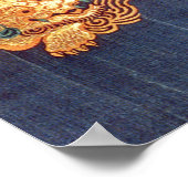 ヴィンテージ日本のの模様 ポスター (角)