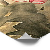 ヴィンテージ日本のの花のポスター ポスター (角)