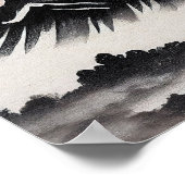 ヴィンテージ日本のの風景 ポスター (角)