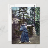 ヴィンテージ日本のアーチャー射手 ポストカード (正面/裏面)