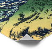 ヴィンテージ日本のアートカジアザワフィッシャーマン ポスター (角)