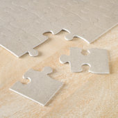 ヴィンテージ日本のアートブルーウーマン ジグソーパズル (側面)