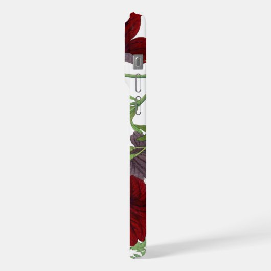 ヴィンテージ日本のアート色彩の鮮やか舌メイウィード iPhoneケース (左側面)