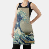 ヴィンテージ日本のアート、素晴らし北斎の波 エプロン (インサイチュ)