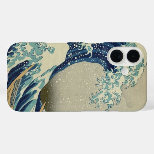 ヴィンテージ日本のアート、素晴らし北斎の波 Case-Mate iPhoneケース (裏面 (横))