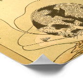 ヴィンテージ日本のウォールアートキャット ポスター (角)