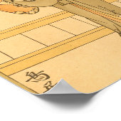 ヴィンテージ日本のウォールアートチキン ポスター (角)