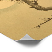 ヴィンテージ日本のウォールアートツリー ポスター (角)