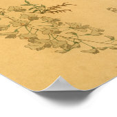 ヴィンテージ日本のウォールアートツリー ポスター (角)