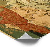 ヴィンテージ日本のウォールアートフルート ポスター (角)