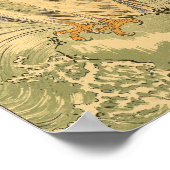 ヴィンテージ日本のウォールアートホーク ポスター (角)