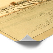 ヴィンテージ日本のウォールアートボート ポスター (角)