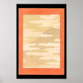 ヴィンテージ日本のウォールアートマウンテンズ ポスター (正面)