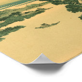 ヴィンテージ日本のウォールアート ポスター (角)