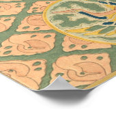 ヴィンテージ日本のウォールクレーン ポスター (角)