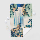 ヴィンテージ日本のウッドブロック養老ウォーターフォール美濃 ゴルフタオル (インサイチュ)