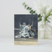 ヴィンテージ日本のウーマンボーイングドゲザ ポストカード (スタンド正面)