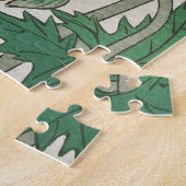 ヴィンテージ日本のオレンジポピー花大原小村 ジグソーパズル (側面)