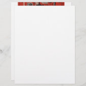 ヴィンテージ日本のカットウェイモンスター紙シート (正面/裏面)