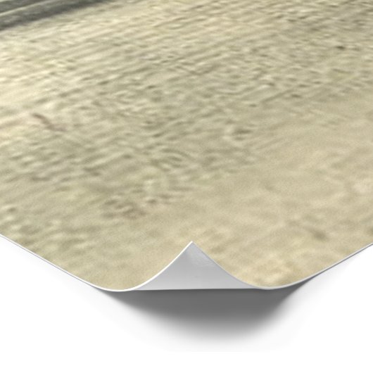 ヴィンテージ日本のガールボーイングドゲザ ポスター (角)