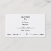 ヴィンテージ日本のキャット名刺 名刺 (裏面)