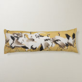 ヴィンテージ日本のクレーンバードブロック ボディピロー (裏面)