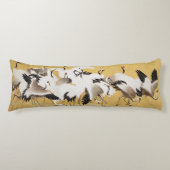 ヴィンテージ日本のクレーンバードブロック ボディピロー (正面)