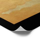 ヴィンテージ日本のクレーンバードブロック ポスター (角)