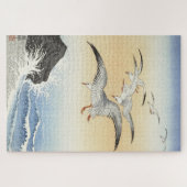 ヴィンテージ日本のシーグルズアットシーアートジグソーパズル ジグソーパズル (横)