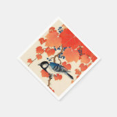 ヴィンテージ日本のジェイ・バードオータム・グレープベン スタンダードカクテルナプキン (角)