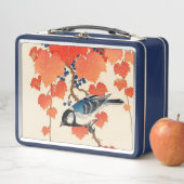 ヴィンテージ日本のジェイ・バードオータム・グレープベン メタルランチボックス (インサイチュ)