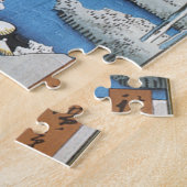 ヴィンテージ日本のジグソーパズル ジグソーパズル (側面)