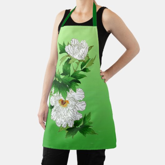 ヴィンテージ日本のスケッチ エプロン (インサイチュ)