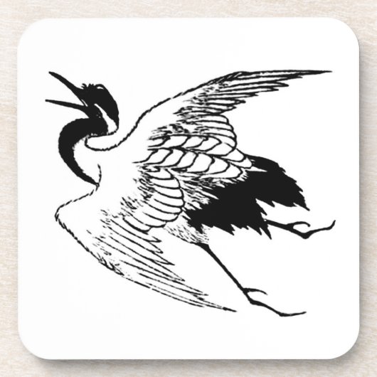 ヴィンテージ日本のスケッチ コースター (正面)