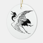 ヴィンテージ日本のスケッチ セラミックオーナメント (左)