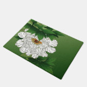 ヴィンテージ日本のスケッチ ドアマット (アングル)