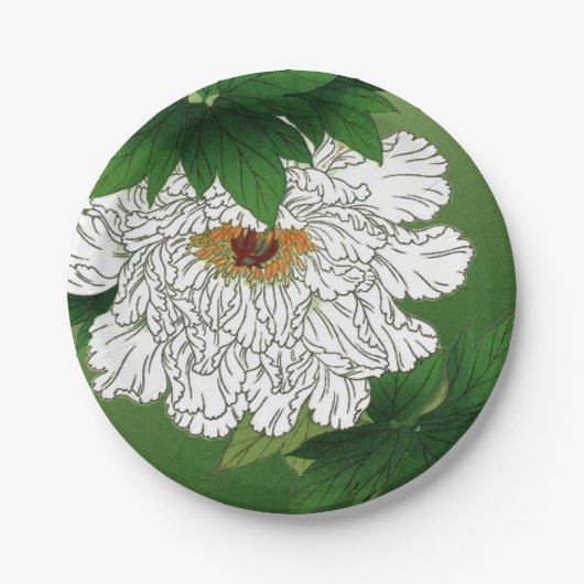 ヴィンテージ日本のスケッチ ペーパープレート (正面)