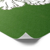 ヴィンテージ日本のスケッチ ポスター (角)